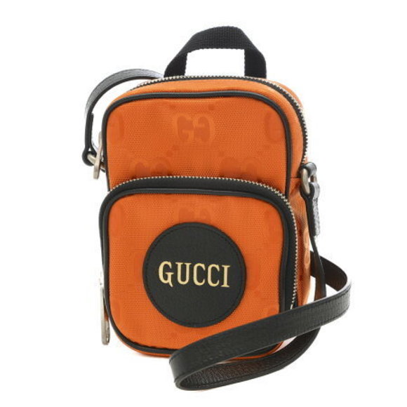 Gucci GG Off Grid Shoulder Bag Orange Nylon - Picture 7 of 7